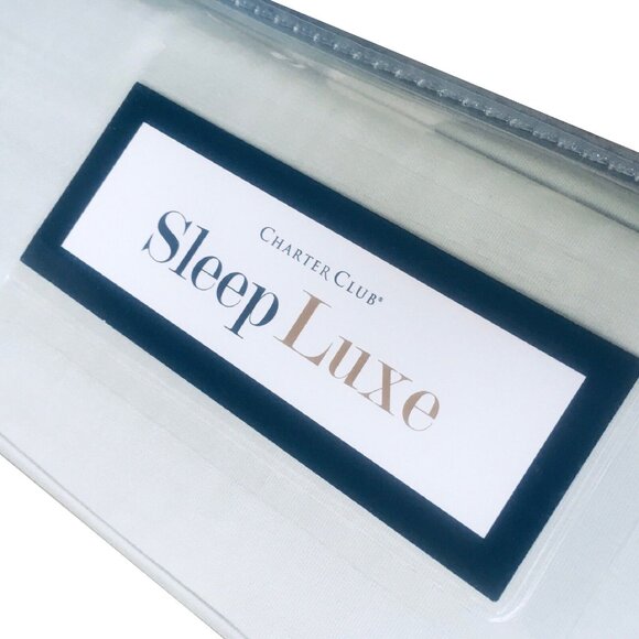 new ALOE GREEN Charter Club Sleep Luxe 800 TC 100% Cotton Sateen QUEEN Sheet Set - Picture 3 of 8